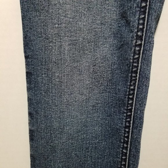 Mossimo jeggings 9 pyramid stud embellished tuexdo stripe style whiskered punk - Picture 6 of 15